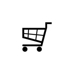 Shopping cart icon.