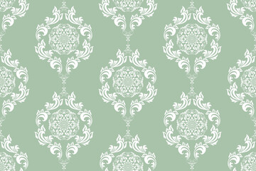 Seamless floral wallpaper pattern. Floral ornament on background