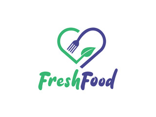 Fresh Food Organic Healthy Food Product Restaurant Logo