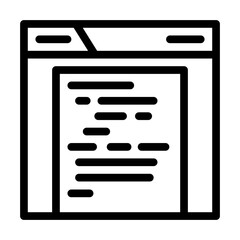 archive folder line icon vector. archive folder sign. isolated contour symbol black illustration