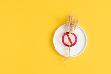 Gluten Free Food Concept background 