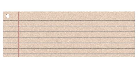 Old grainy paper notebook png useful for creativity and designing. Old notebook page paper on transparent background.