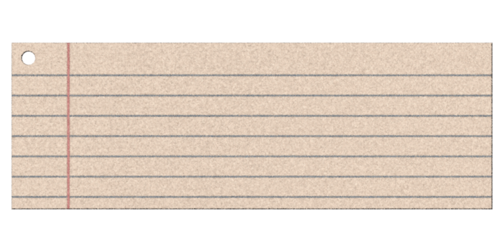 Old grainy paper notebook png useful for creativity and designing. Old notebook page paper on transparent background.