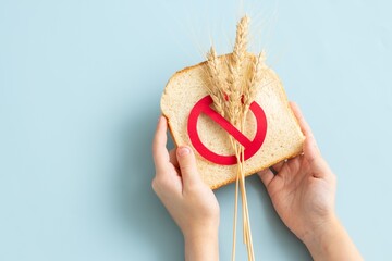 Bread without wheat. international day of celiac disease 
