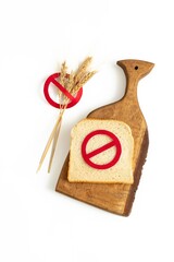 celiac disease background. wheat and gluten free food diet. World celiac day 