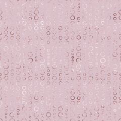Beautiful background with circles. Marble with imitation rose gold. Gold seamless pattern. Modern stylish texture foil. Rose gold. Elegant design. Fashion wallpaper rose marble.Vector illustration