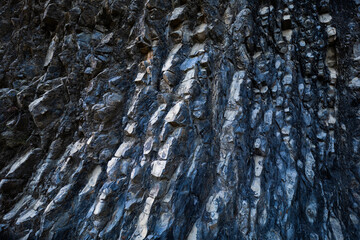 Rock formation close-up in the mountains - 551795874