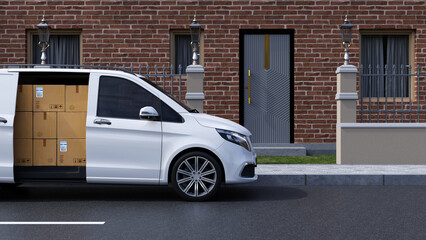 Transport by panel van