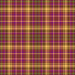 Plaid vector background. Pattern seamless textile. Fabric texture check tartan.