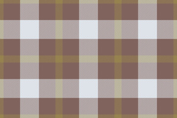 Plaid background, check seamless pattern. Vector fabric texture for textile print, wrapping paper, gift card or wallpaper.
