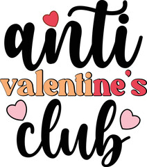 Retro Anti Valentine Design