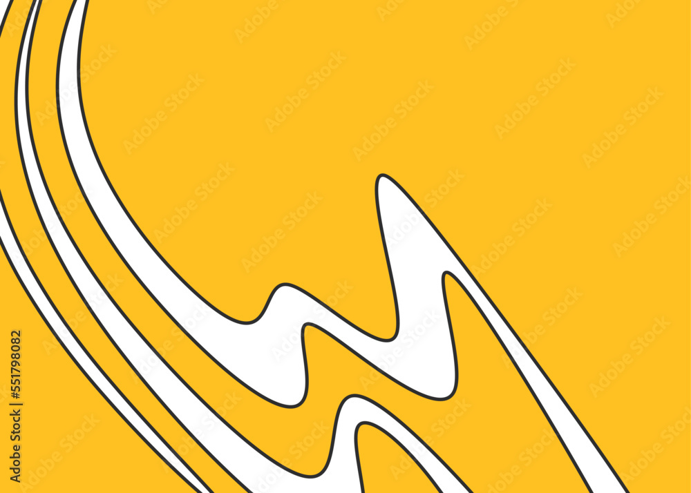 Aufkleber abstract background with cute wavy line pattern and with some copy space area