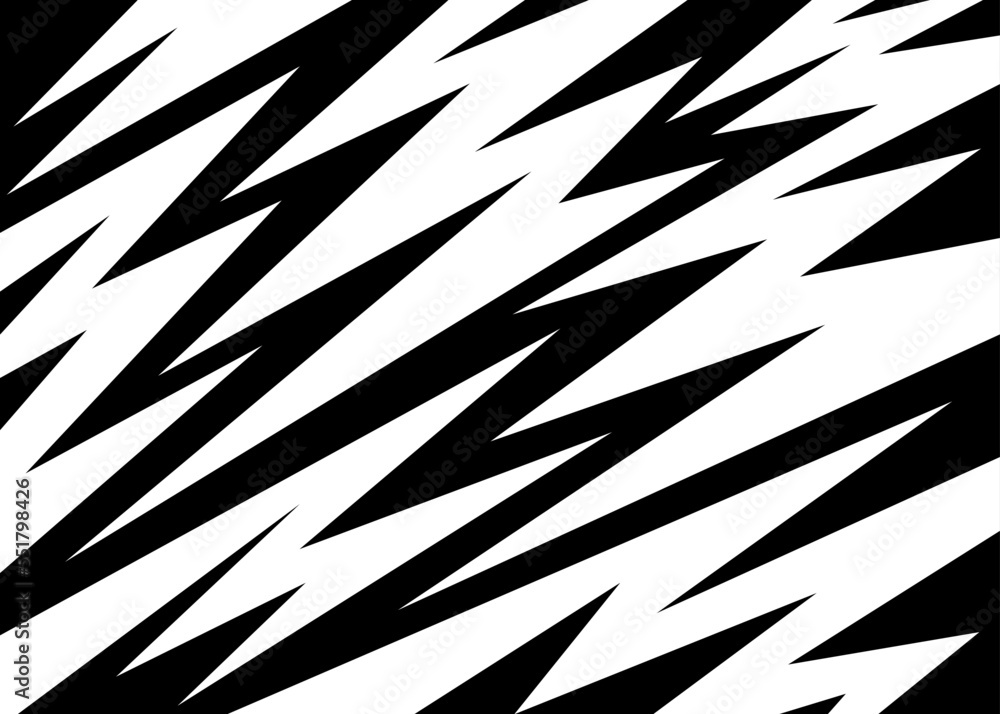 Poster abstract background with sharp and zigzag pattern