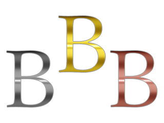 Obraz premium アルファベットのB