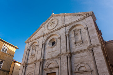 Fototapeta na wymiar Church of Pienza, Tuscany, Italy