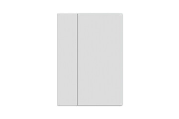 Naklejka premium Blank file mockup template, business presentation folder. 3d rendering.
