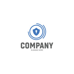 Cyber Security Logo is modern and minimalistic high quality logo for the digital company, cyber security company logo template
