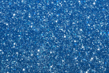 Obraz premium Winter Christmas background with white falling Snow .