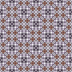Abstract geometric pattern. A seamless background, vintage texture.	