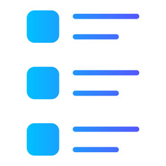 Obraz premium review gradient icon