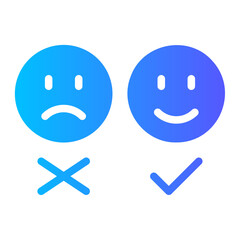 review gradient icon