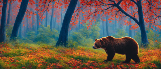Brown Bear The Forest