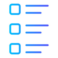 Obraz premium review gradient icon