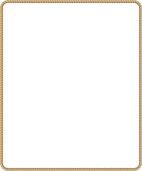 Brown rope frame banner © graphixmania