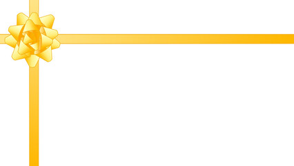 父の日の黄色いリボンのギフトフレーム