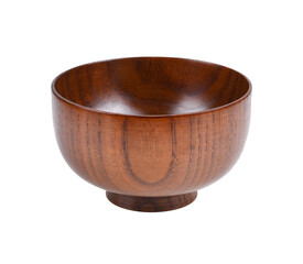 Wooden bowl isolated transparene png