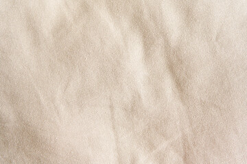 Close-up of the texture of the light fabric