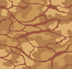 Game ground texture. Cartoon surface, dirt ground layer for game level design illustration. Background of material pattern