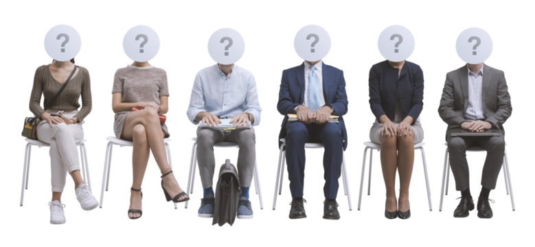 PNG file no background Job candidates sitting in the waiting room