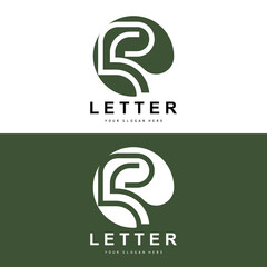 R Letter Logo, Vector Alphabet Symbol, Design For Brand Logos With Initial Letter