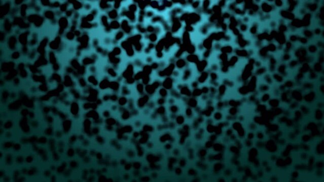 Abstract motion background of floating dangerous poisons