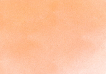シンプルな水彩テクスチャー　オレンジ色