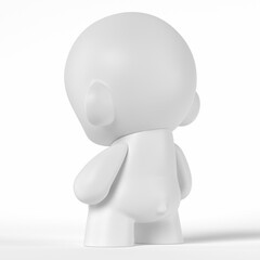 3d blank toy art 