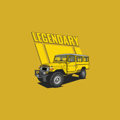 Offroad Vehicle Illustration Vector Art