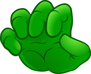 Monster Claw Cartoon Hand