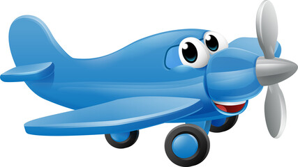 Airplane Cartoon Character