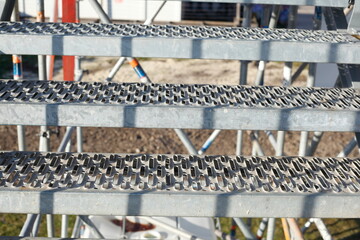 Treppenstifen, Außentreppe aus Stahl