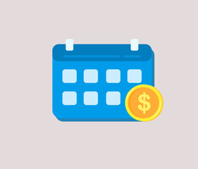 Time money savings vector