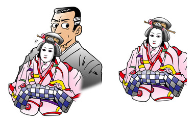 文楽,人形遣い