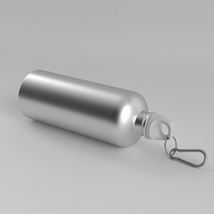 3d aluminium water bottle