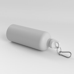 3d aluminium water bottle