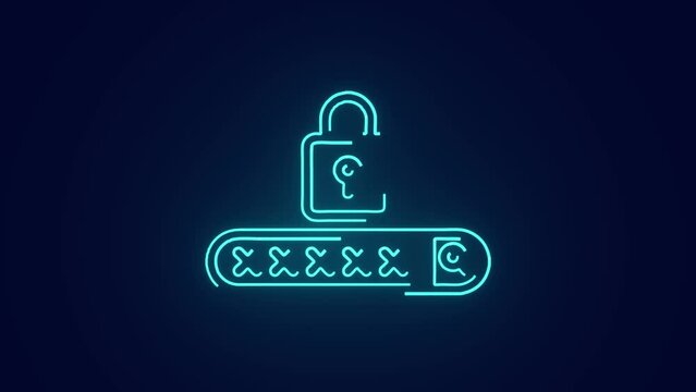secure website login authentication protecting login information cyber security animation