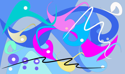 ine Thai and shape abstract bacground