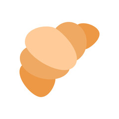 Cute croissant illustration