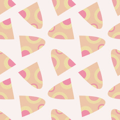 Vector - Abstract geometric elements seamless pattern.