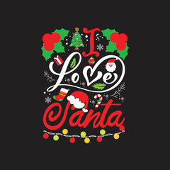 Christmas T-Shirt Typography SVG Design Vector File